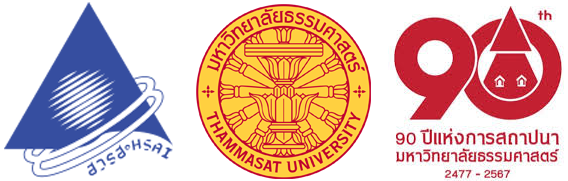 ตราสัญลักษณ์ สสจ.มุกดาหาร มหาวิทยาลัยธรรมศาสตร์ และ 90 ปีแห่งการสถาปนา